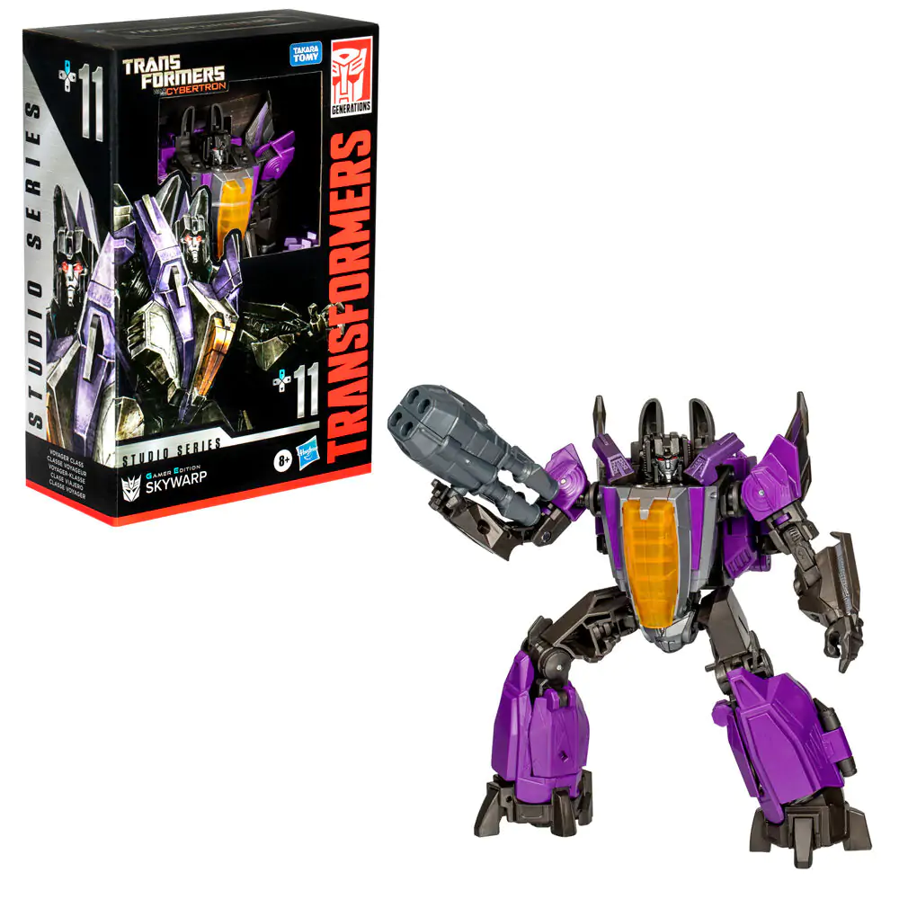 Transformers Cybertron Studio Series Gamer Edition Skywarp figurka 16,5 cm zdjęcie produktu