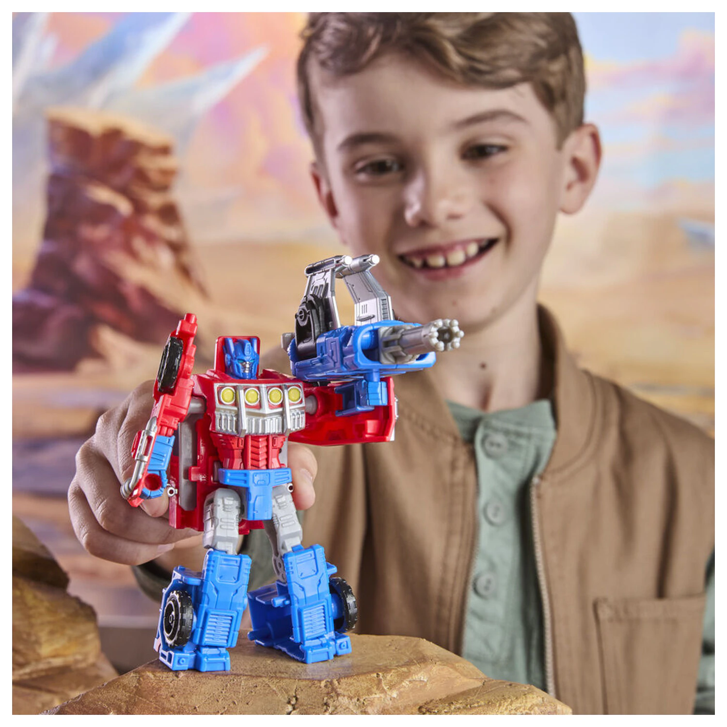 Transformers Cyberworld Optimus Prime figurka 10cm zdjęcie produktu