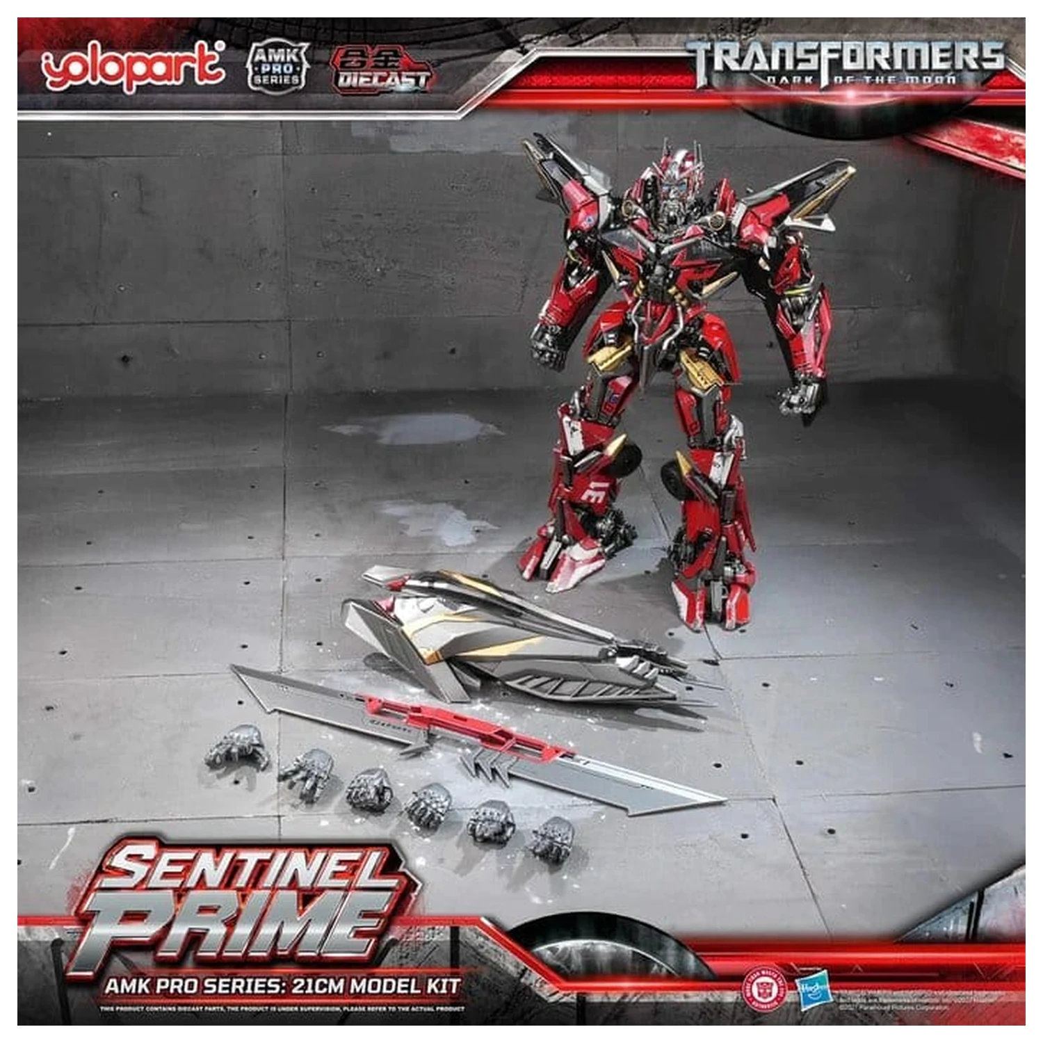 Transformers: Dark of the Moon AMK PRO Series Model plastikowy do składania Sentinel Prime 21 cm zdjęcie produktu