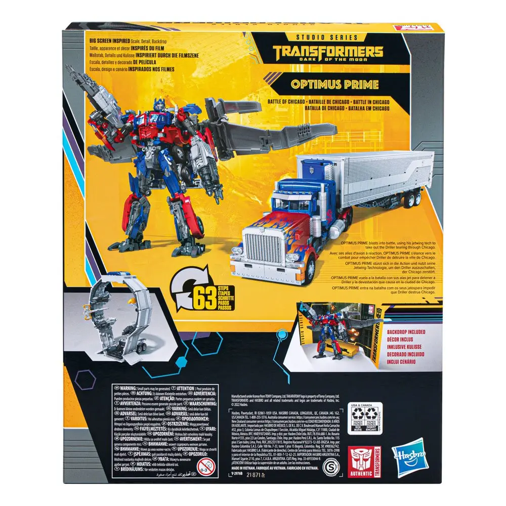 Transformers: Dark of the Moon Buzzworthy Bumblebee Studio Series Figurka Akcji Optimus Prime 22 cm zdjęcie produktu