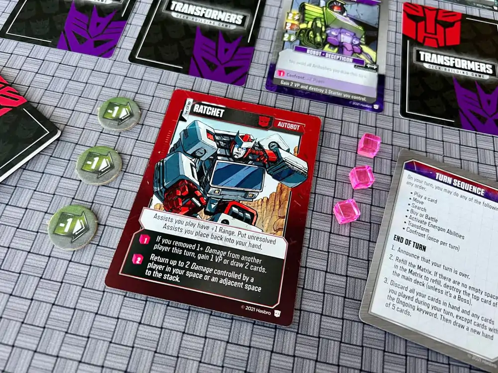 Gra karciana Transformers Deck-Building *Wersja Angielska* zdjęcie produktu