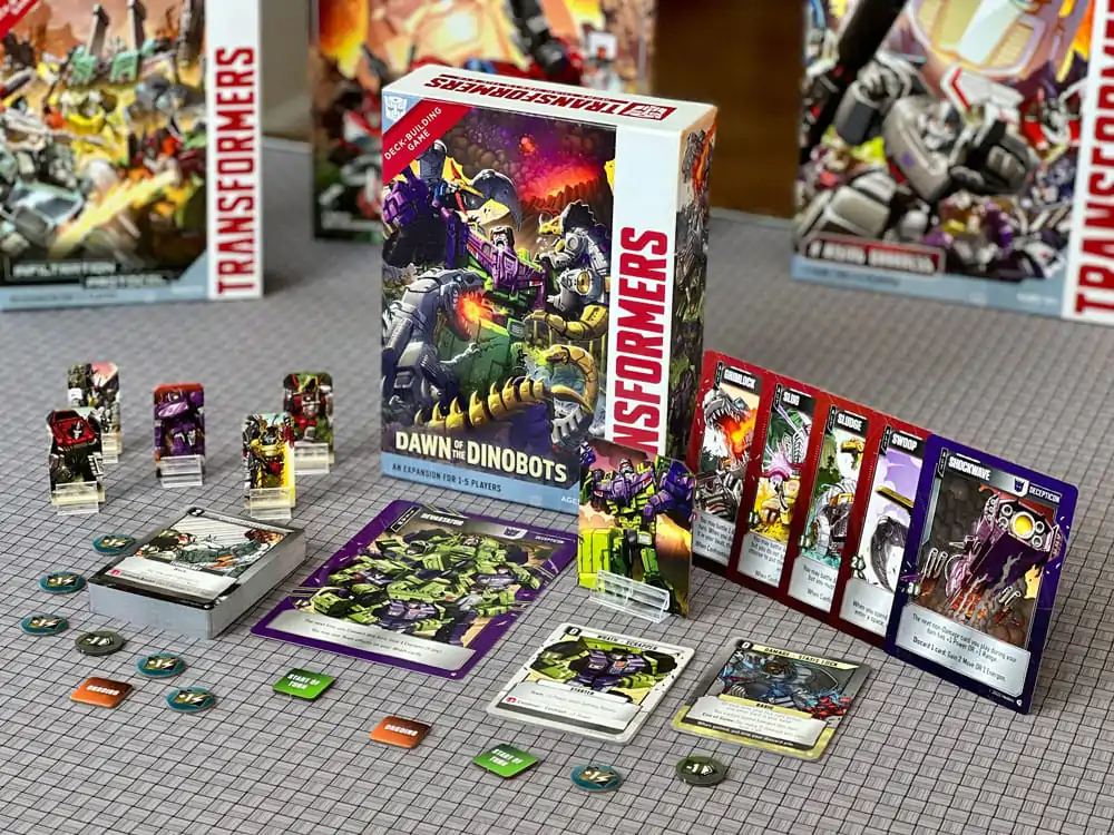 Gra karciana Transformers Deck-Building Dawn of the Dinobots Expansion *Wersja angielska* zdjęcie produktu