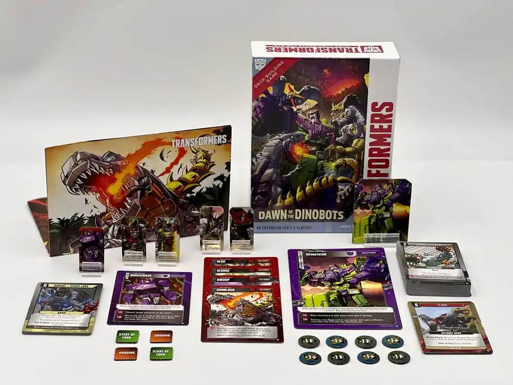 Gra karciana Transformers Deck-Building Dawn of the Dinobots Expansion *Wersja angielska* zdjęcie produktu