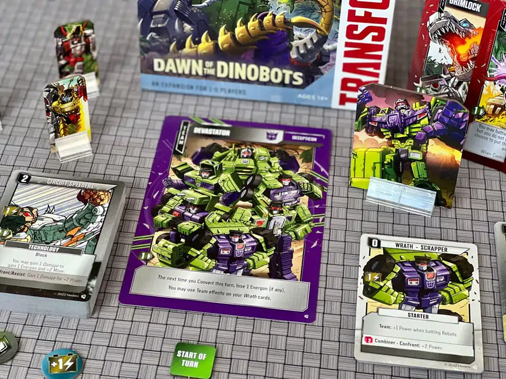 Gra karciana Transformers Deck-Building Dawn of the Dinobots Expansion *Wersja angielska* zdjęcie produktu