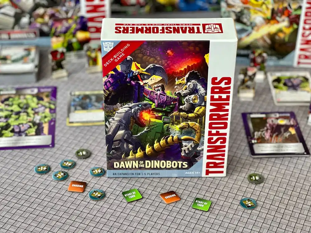 Gra karciana Transformers Deck-Building Dawn of the Dinobots Expansion *Wersja angielska* zdjęcie produktu