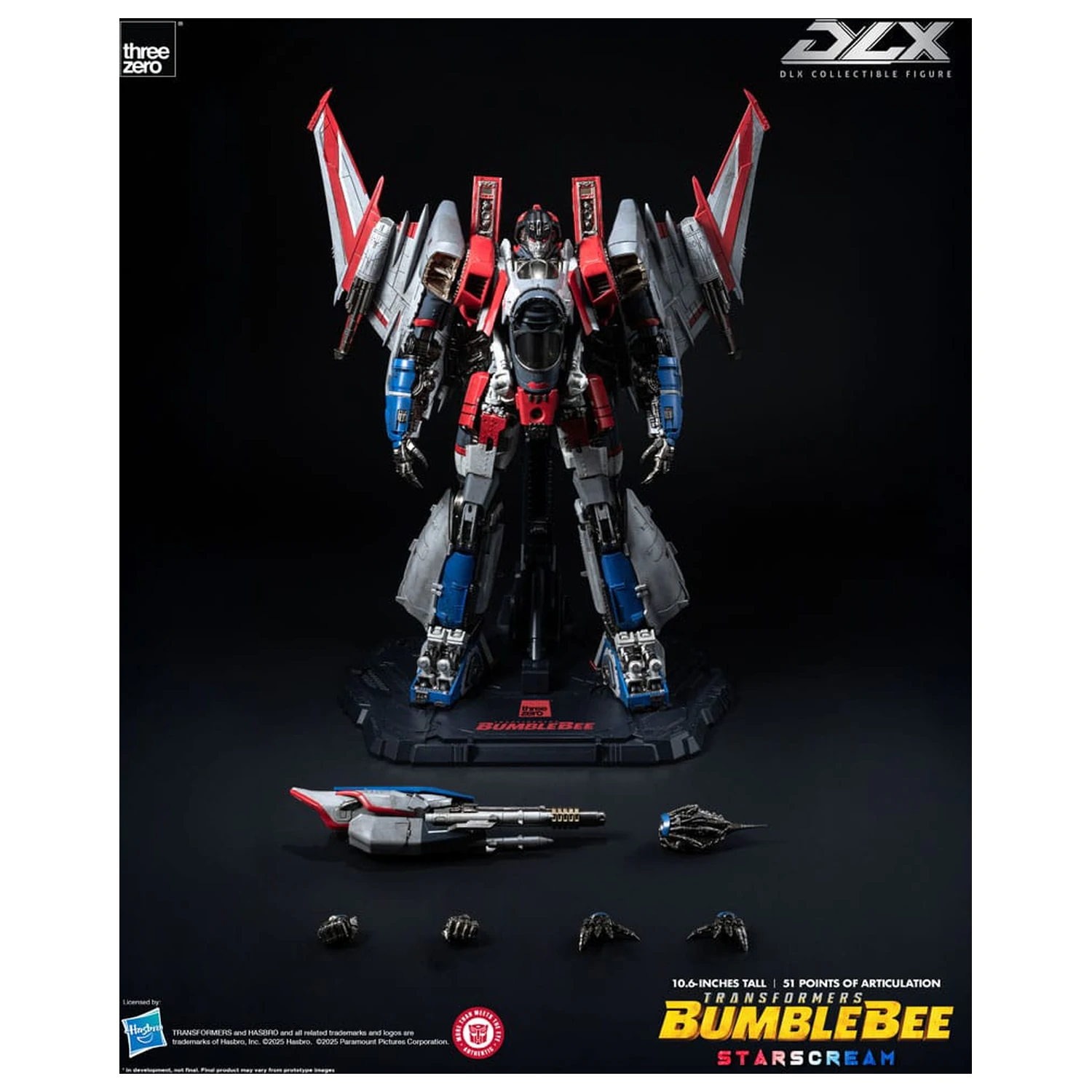 Figurka akcji Transformers DLX Starscream Bumblebee 27 cm zdjęcie produktu