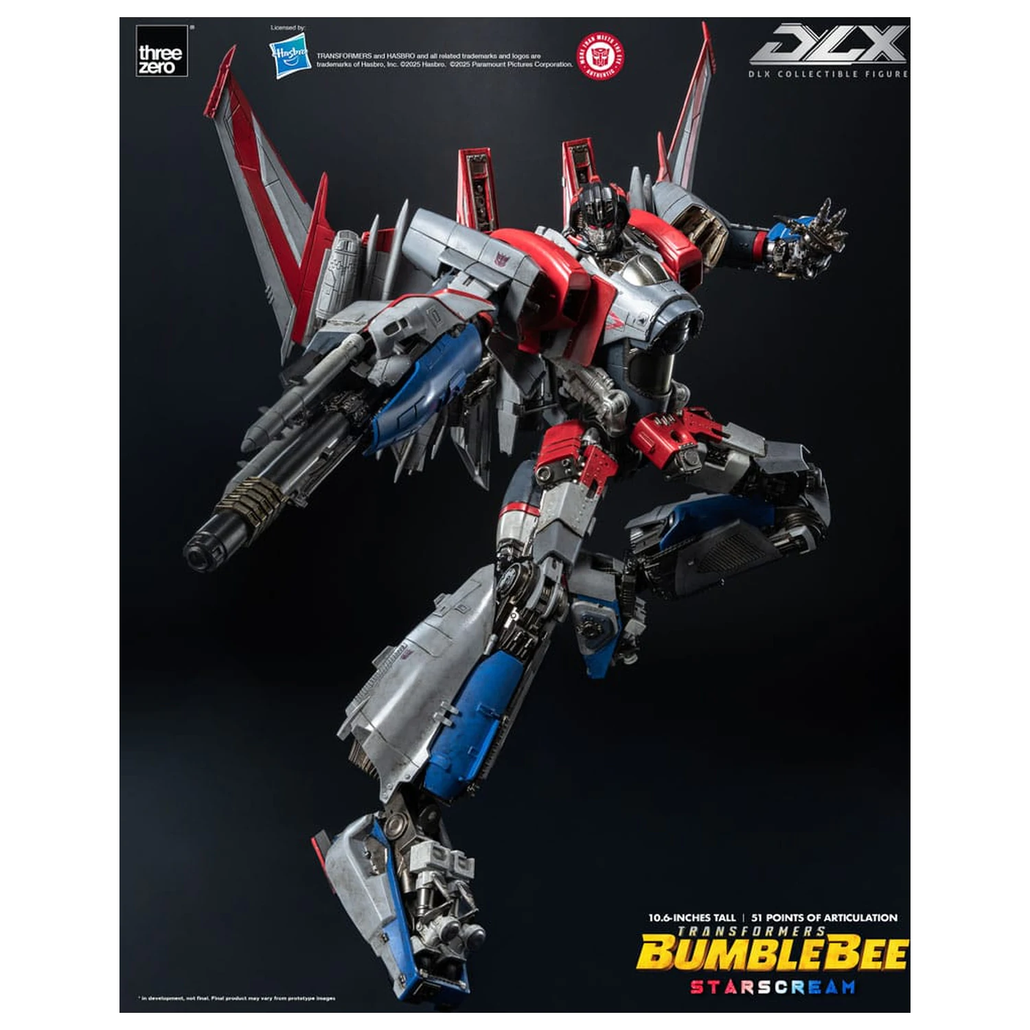 Figurka akcji Transformers DLX Starscream Bumblebee 27 cm zdjęcie produktu