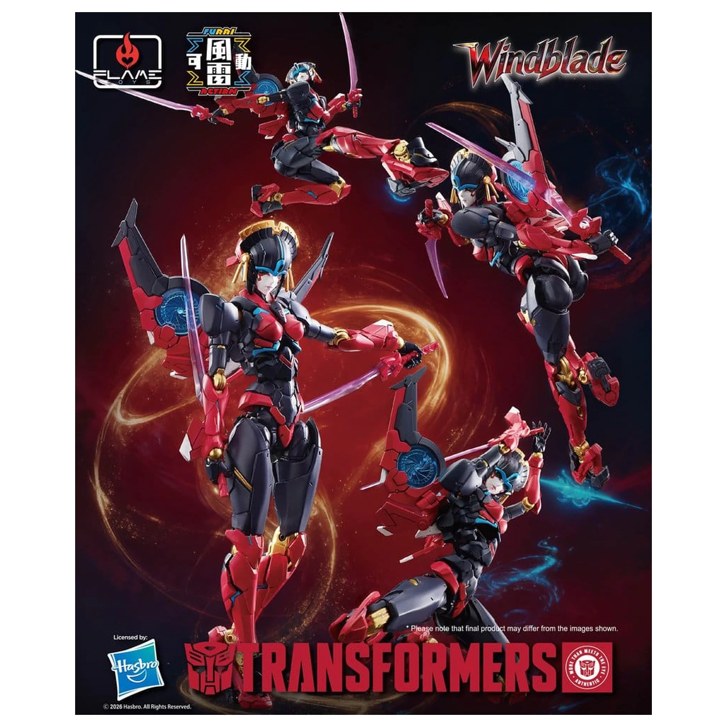 Transformers Furai Action figurka Windblade 16 cm zdjęcie produktu
