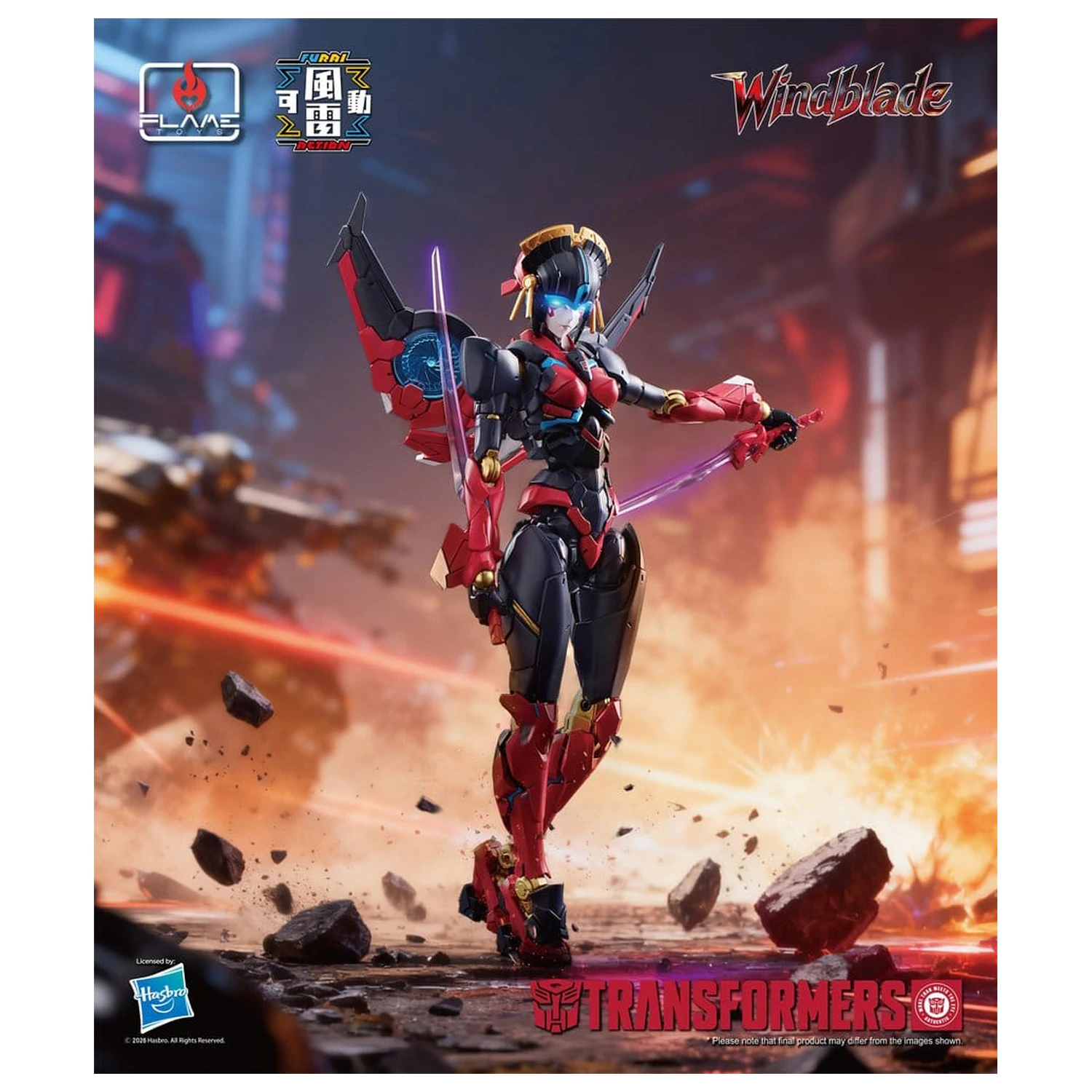 Transformers Furai Action figurka Windblade 16 cm zdjęcie produktu