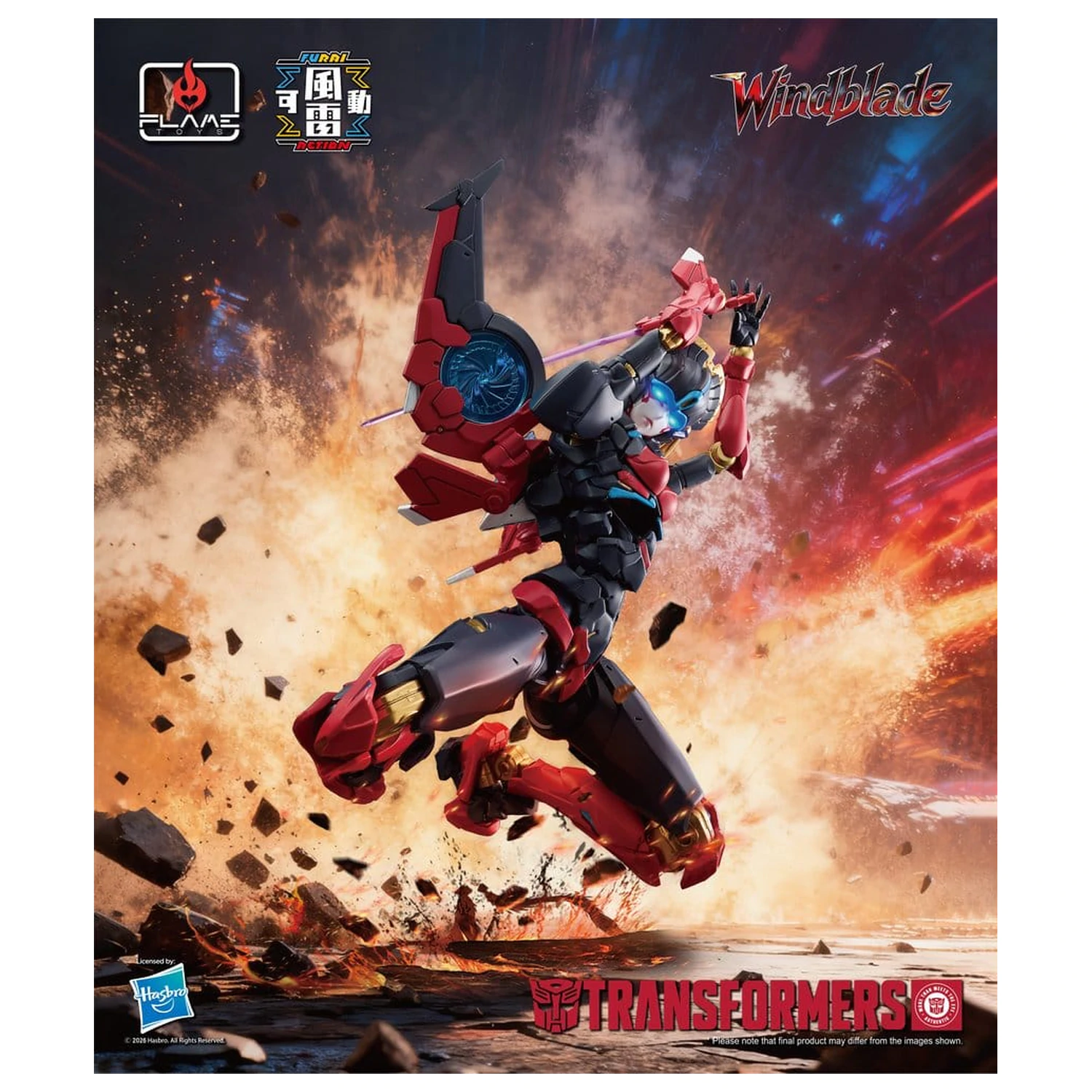 Transformers Furai Action figurka Windblade 16 cm zdjęcie produktu