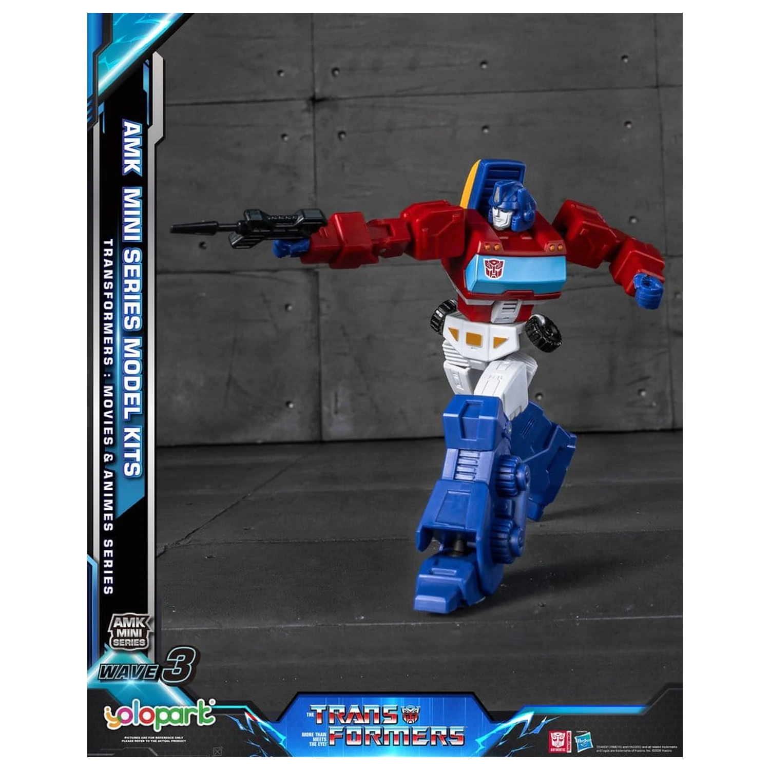 Transformers Generation One AMK Mini Series Plastic Model Kit Fala 3 Orion Pax IDW 11 cm zdjęcie produktu