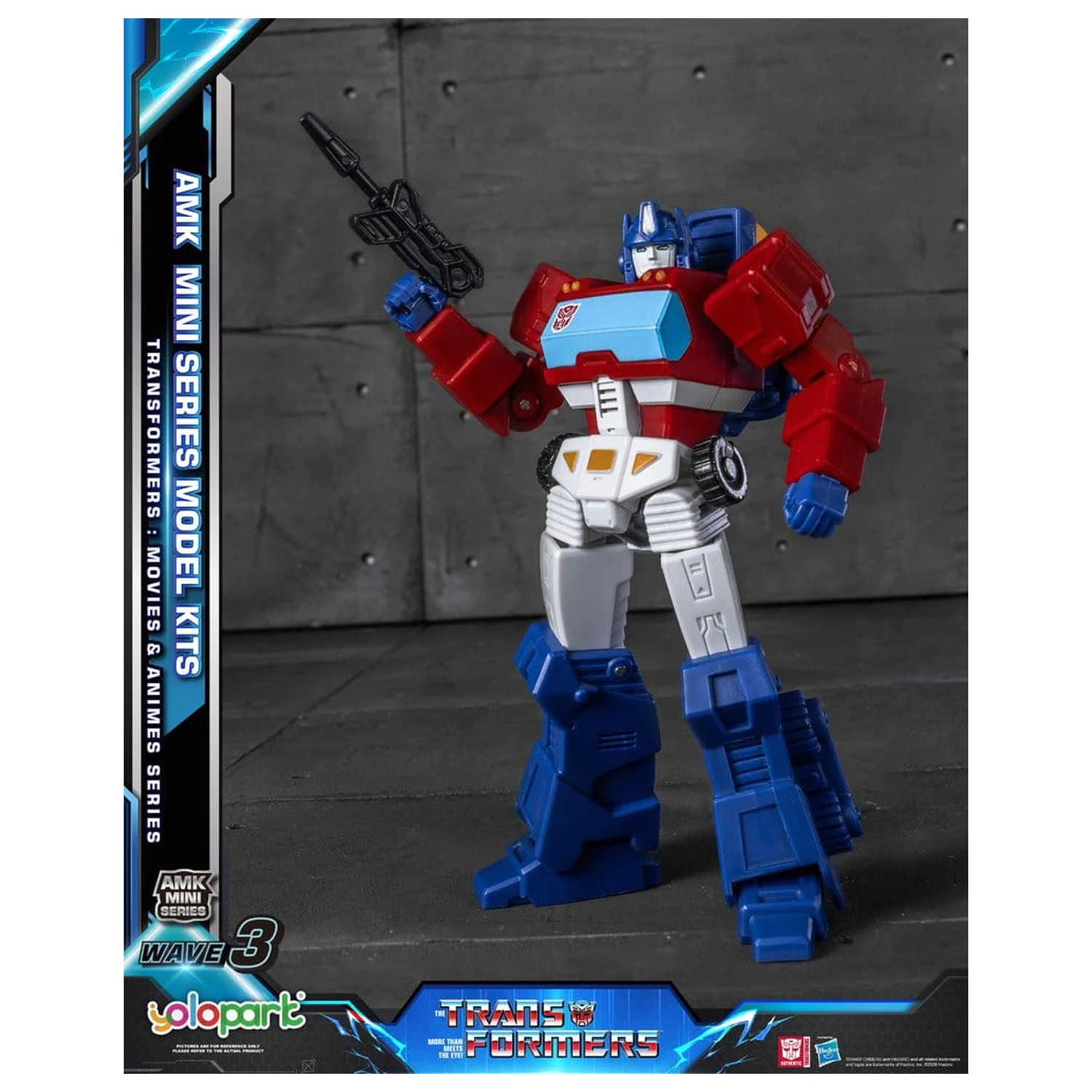 Transformers Generation One AMK Mini Series Plastic Model Kit Fala 3 Orion Pax IDW 11 cm zdjęcie produktu