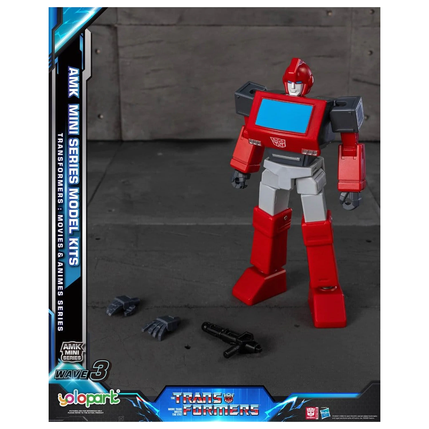 Transformers Generation One AMK Mini Series Plastic Model Kit Wave 3 Ironhide G1 11 cm zdjęcie produktu