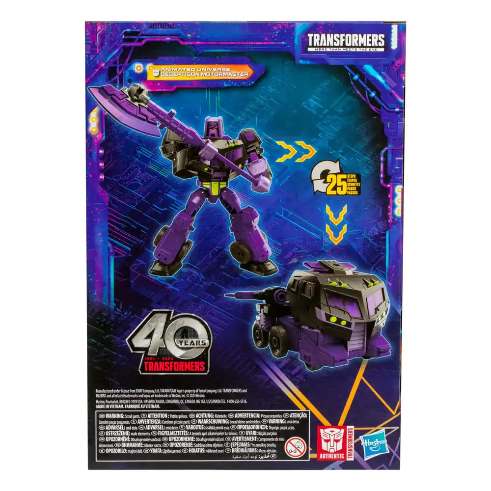 Transformers Generations Legacy United Voyager Class Figurka Akcji Animated Universe Decepticon Motormaster 18 cm zdjęcie produktu