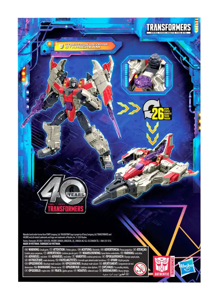 Transformers Generations Legacy United Voyager Class Figurka Akcji Cybertron Universe Starscream 18 cm zdjęcie produktu