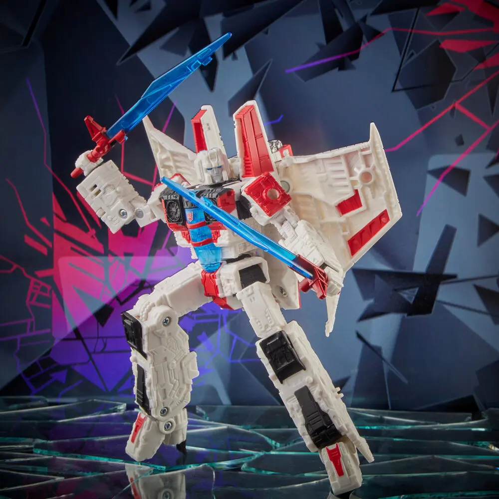 Transformers: Shattered Glass Voyager Class figurka akcji 2021 Starscream 18 cm zdjęcie produktu