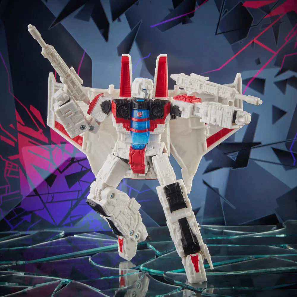 Transformers: Shattered Glass Voyager Class figurka akcji 2021 Starscream 18 cm zdjęcie produktu
