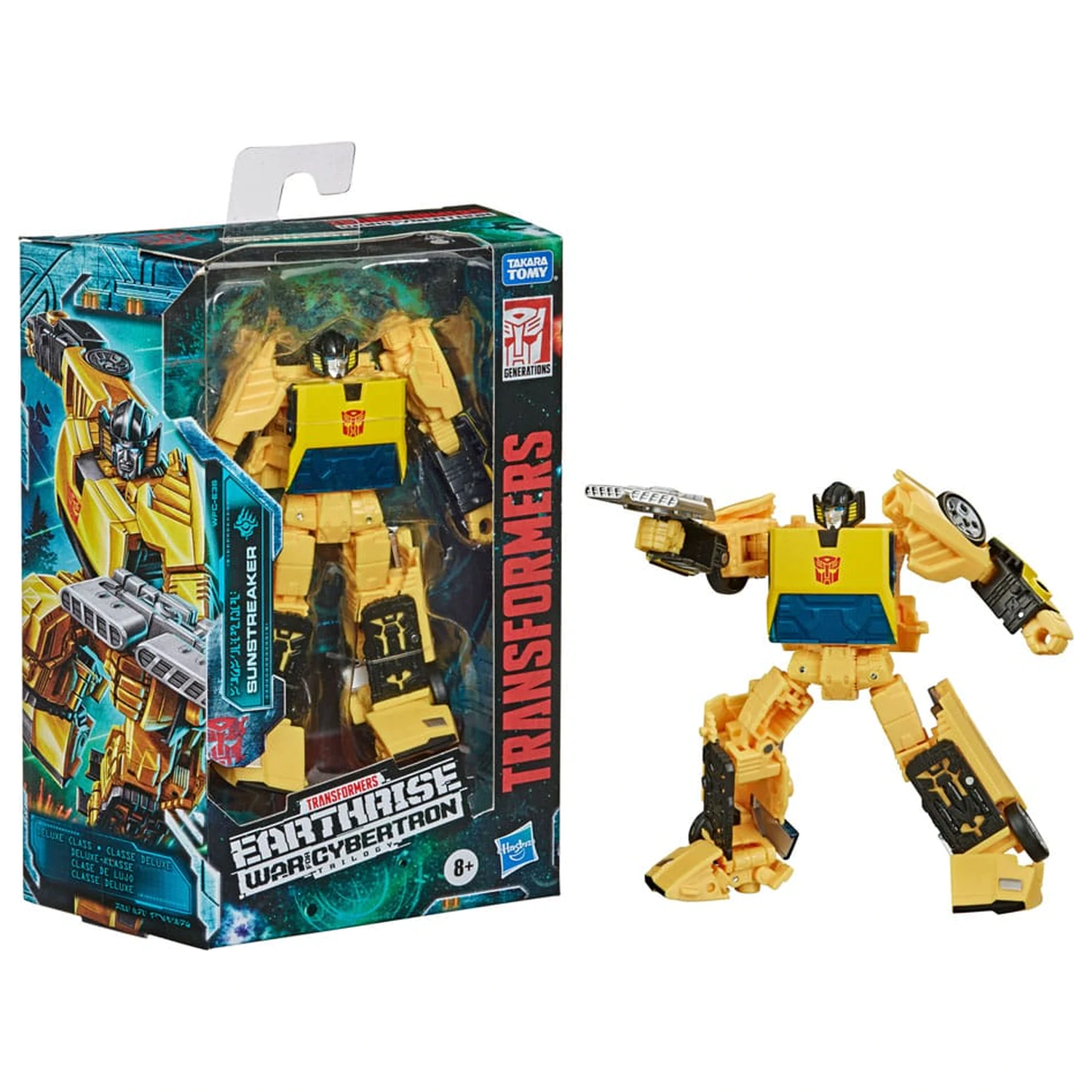 Transformers Generations War for Cybertron: Earthrise Deluxe Class figurka akcji Sunstreaker 14 cm zdjęcie produktu