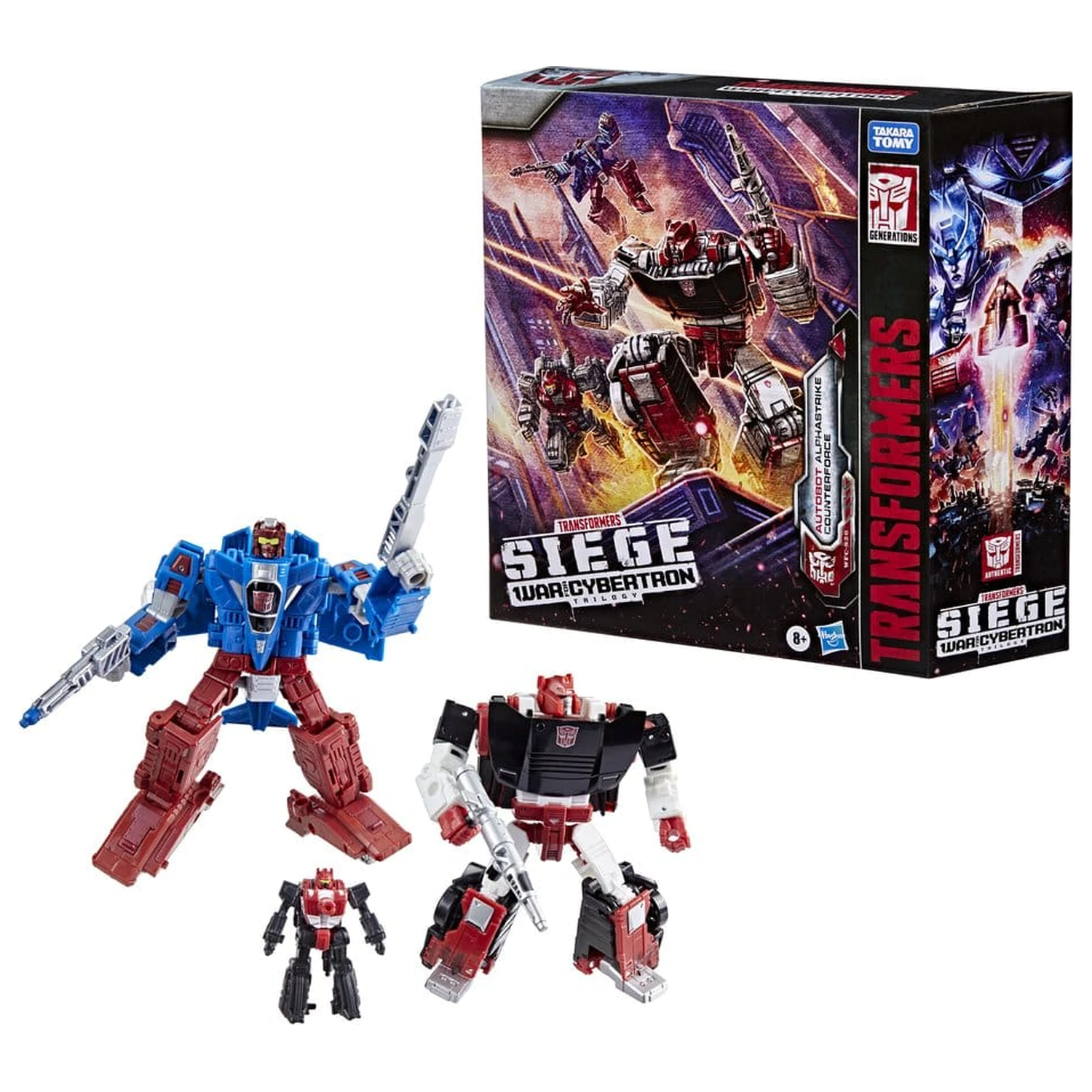 Transformers Generations War for Cybertron: Siege Figurka akcji 3-pak Autobot Alphastrike Counterforce zdjęcie produktu
