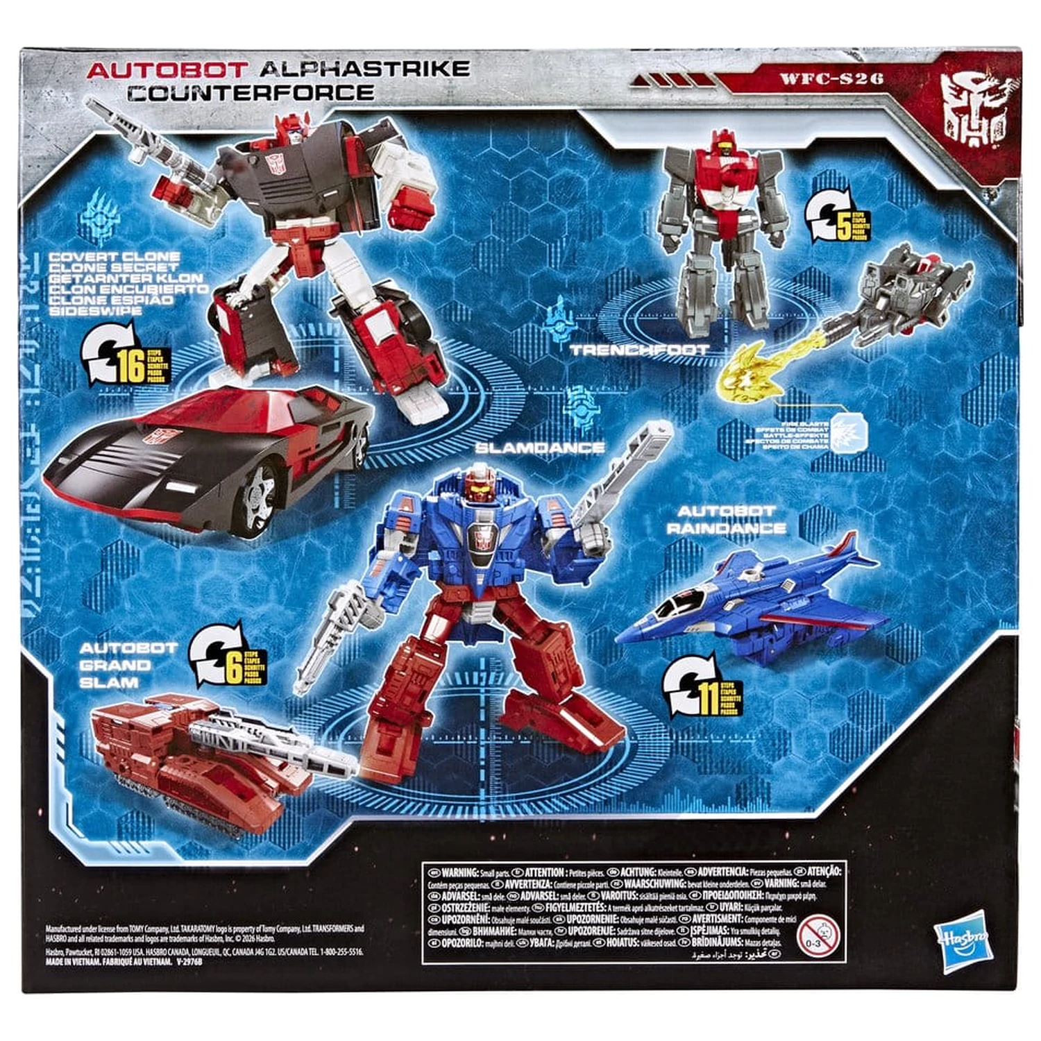Transformers Generations War for Cybertron: Siege Figurka akcji 3-pak Autobot Alphastrike Counterforce zdjęcie produktu