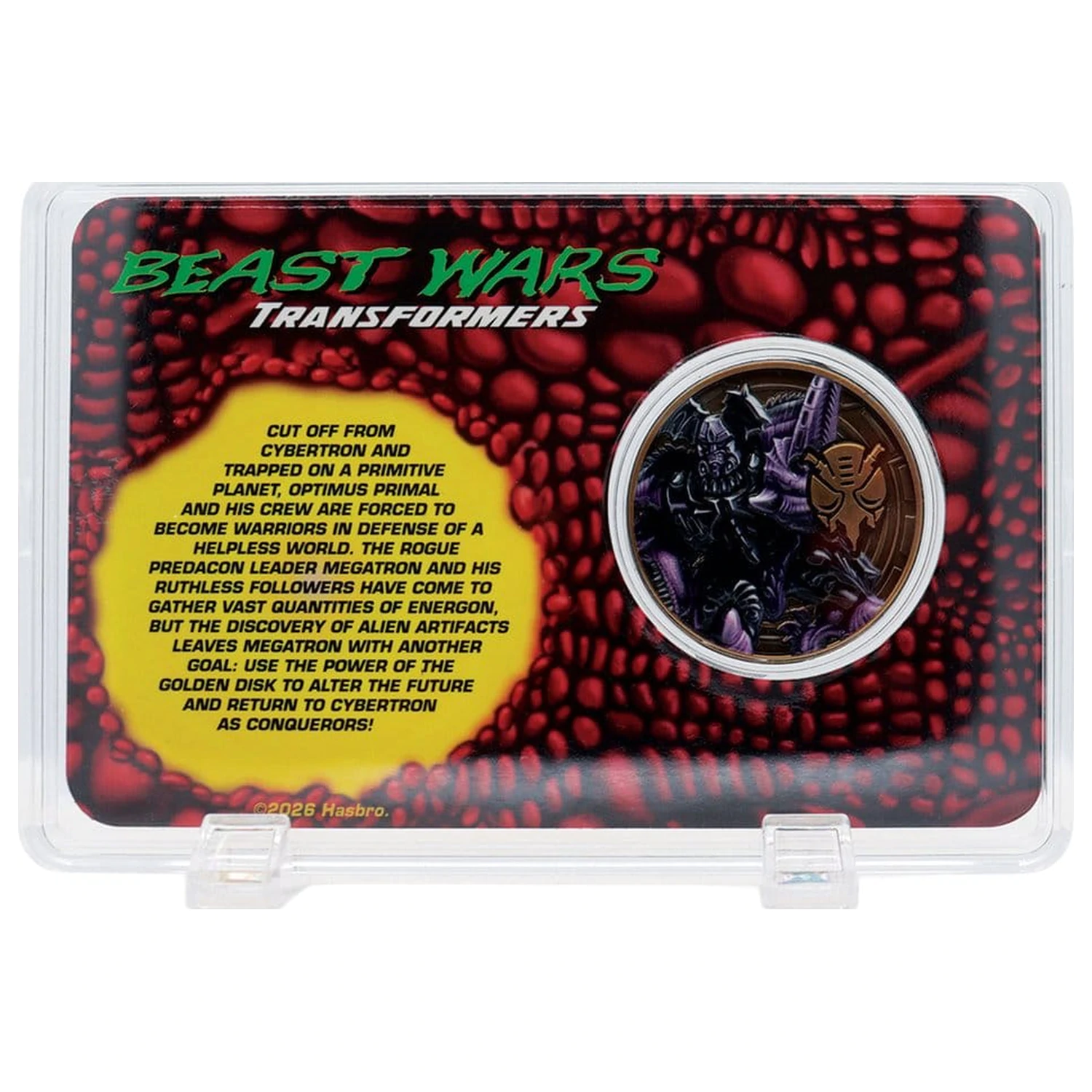 Transformers Kolekcjonerska Moneta Beast Wars 30th Anniversary Limited Edition zdjęcie produktu