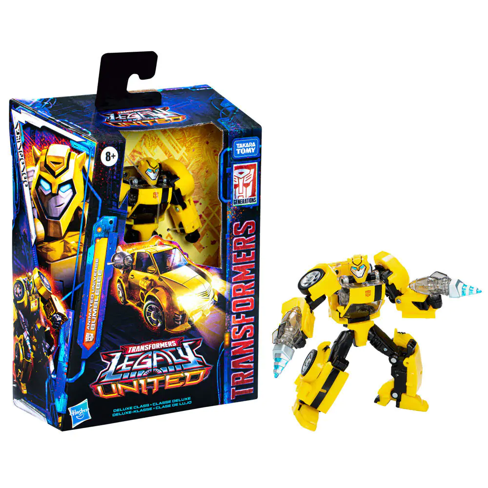 Transformers Legacy United Deluxe Class Animated Universe Bumblebee figurka akcji 14 cm zdjęcie produktu