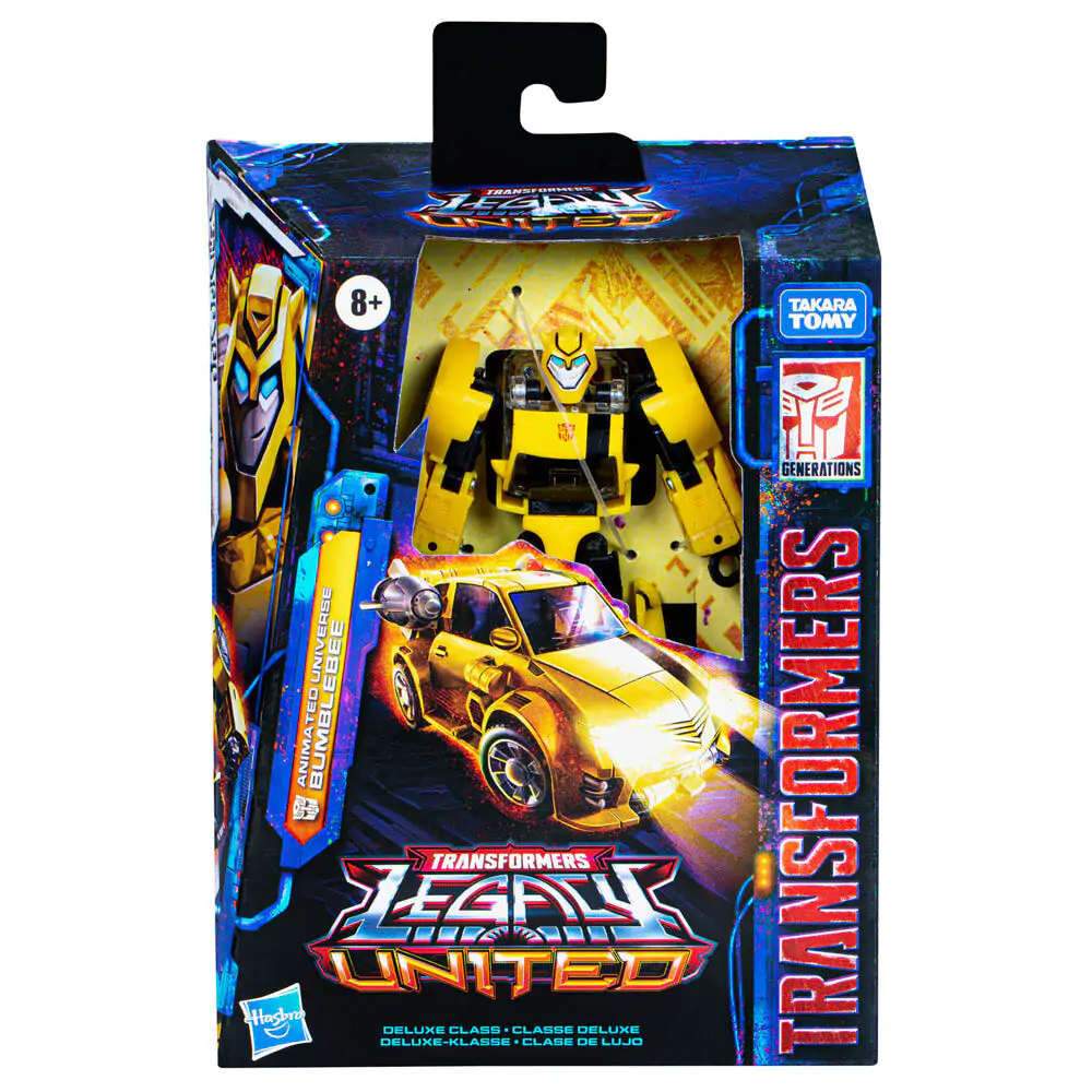 Transformers Legacy United Deluxe Class Animated Universe Bumblebee figurka akcji 14 cm zdjęcie produktu