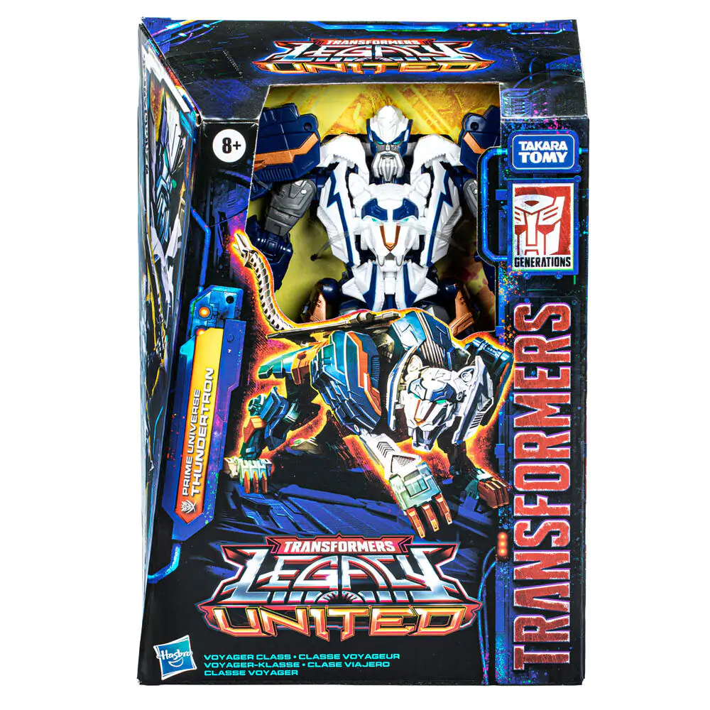 Transformers Legacy United Voyager Class Animated Prime Universe Thundertron figurka akcji 18 cm zdjęcie produktu