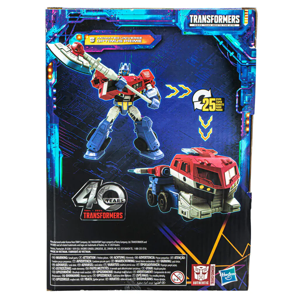 Transformers Legacy United Voyager Class Figurka Optimus Prime z uniwersum Animated, 17,5 cm zdjęcie produktu