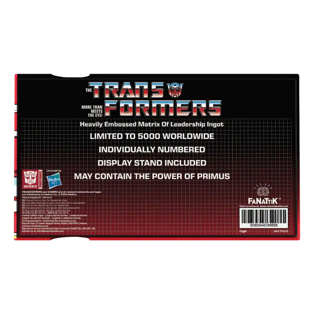 Replika Transformers Matrix of Leadership Metal Limited Edition 14 cm zdjęcie produktu