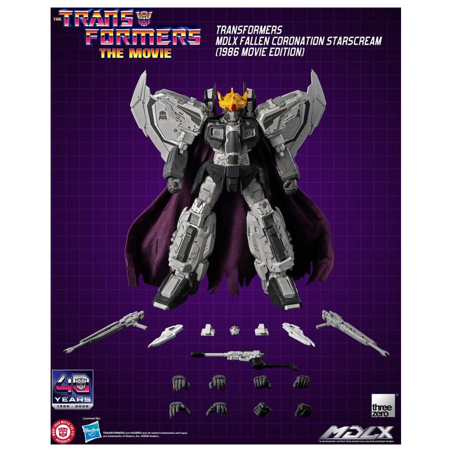 Transformers MDLX Figurka Fallen Coronation Starscream (1986 Movie Edition) 20 cm zdjęcie produktu