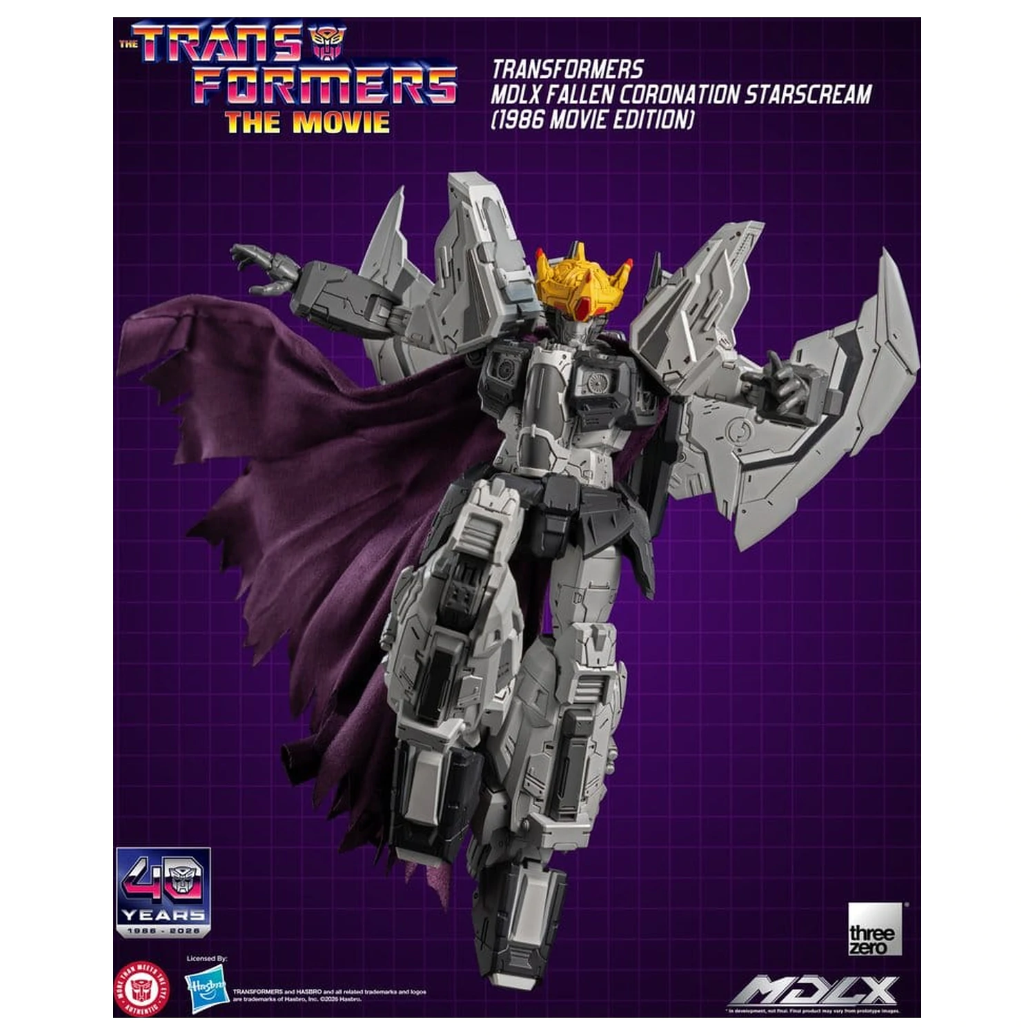 Transformers MDLX Figurka Fallen Coronation Starscream (1986 Movie Edition) 20 cm zdjęcie produktu