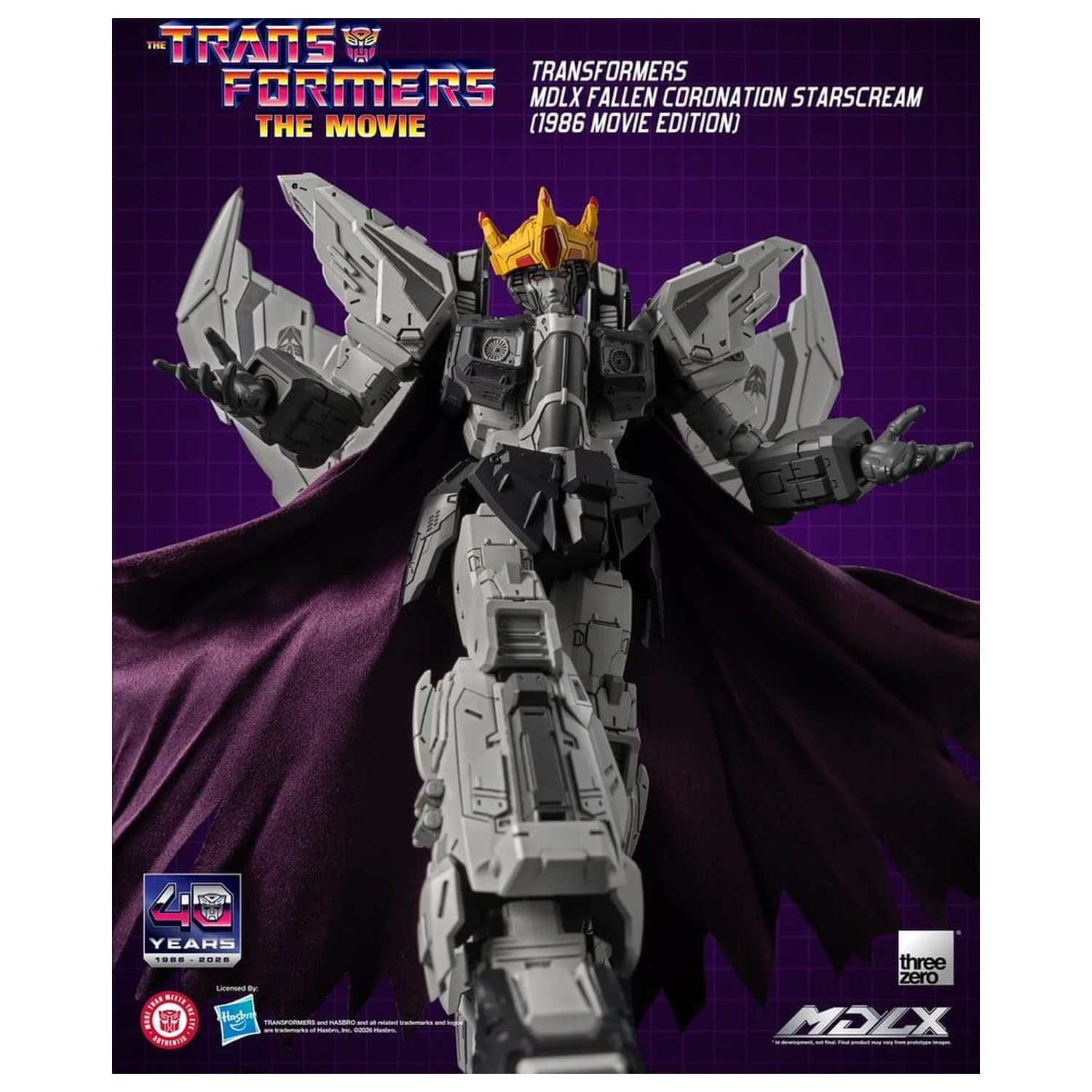 Transformers MDLX Figurka Fallen Coronation Starscream (1986 Movie Edition) 20 cm zdjęcie produktu