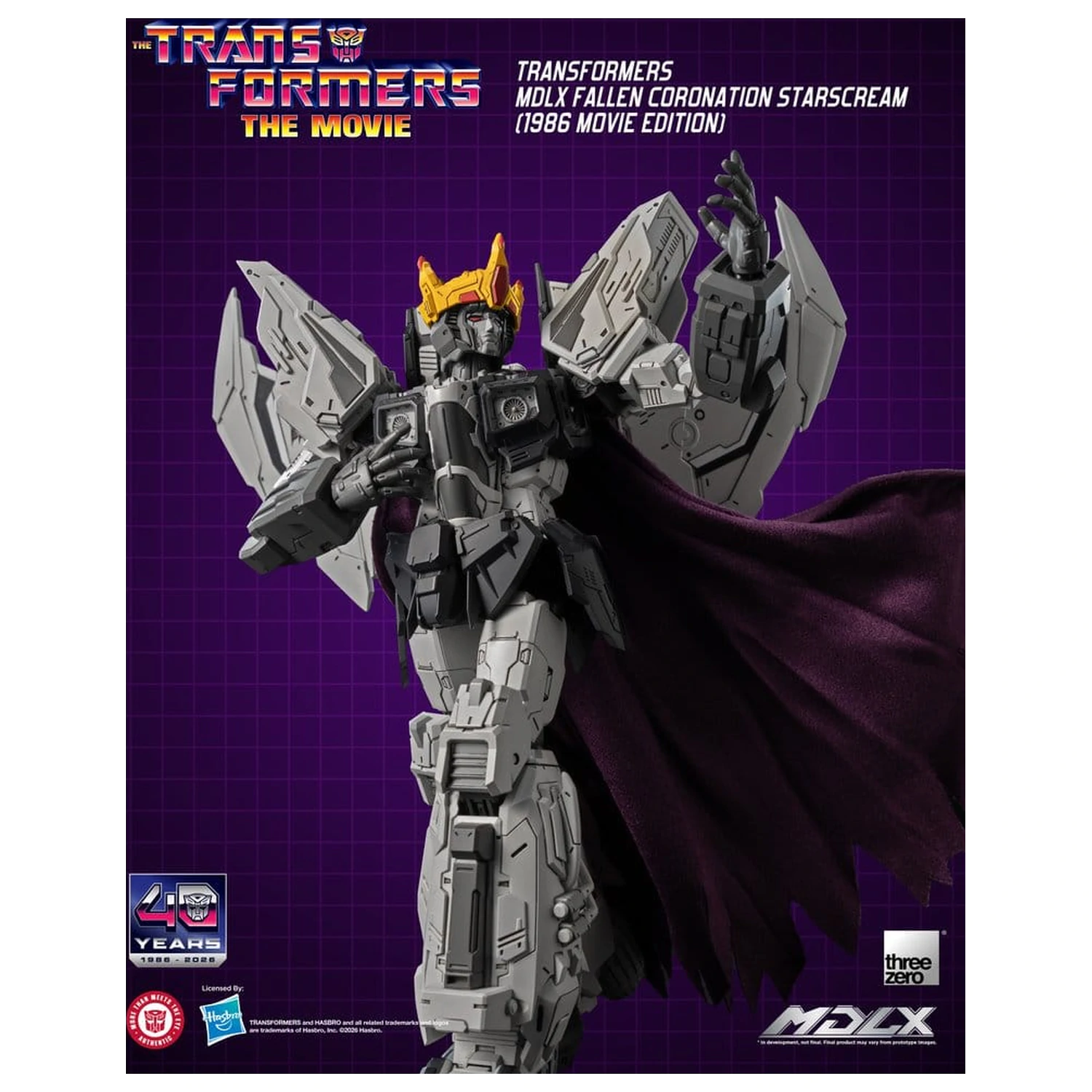 Transformers MDLX Figurka Fallen Coronation Starscream (1986 Movie Edition) 20 cm zdjęcie produktu