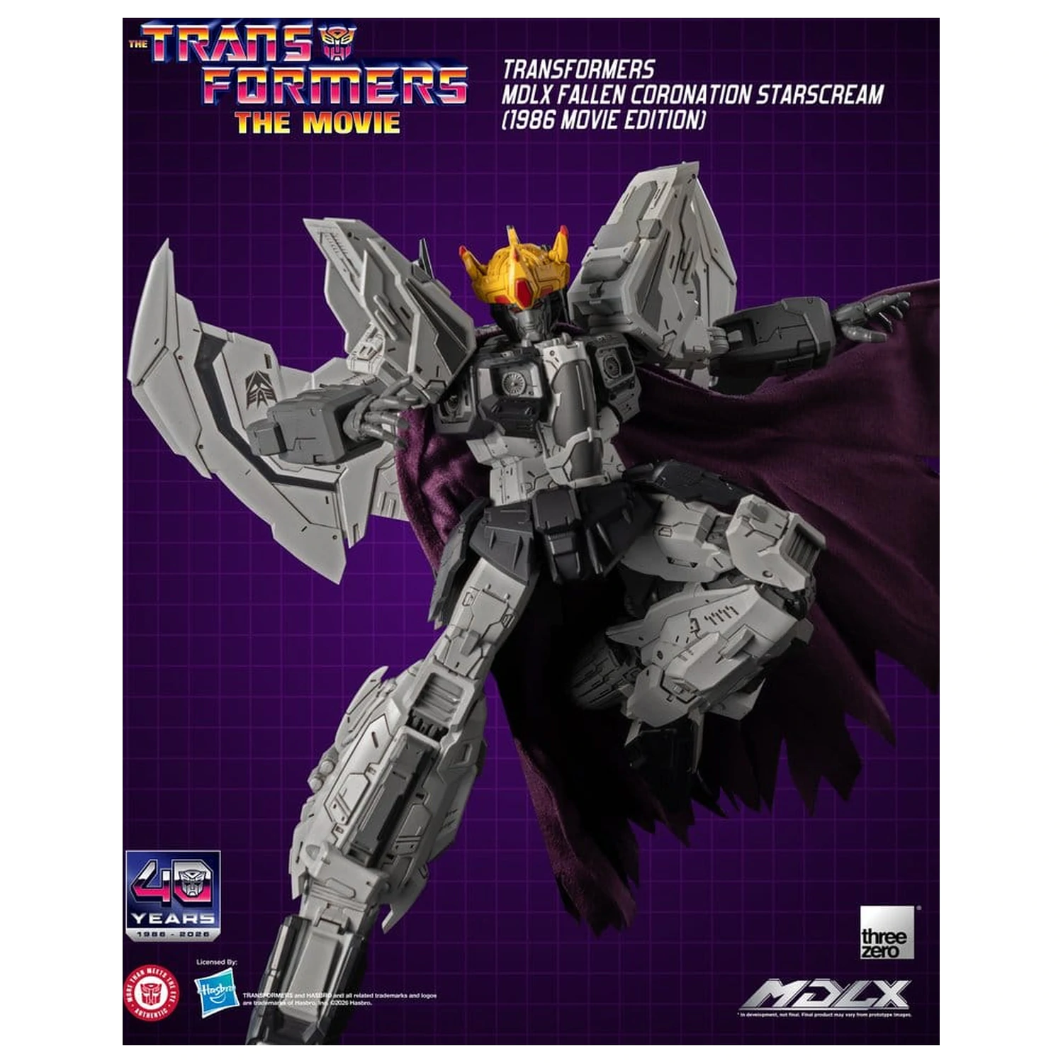 Transformers MDLX Figurka Fallen Coronation Starscream (1986 Movie Edition) 20 cm zdjęcie produktu