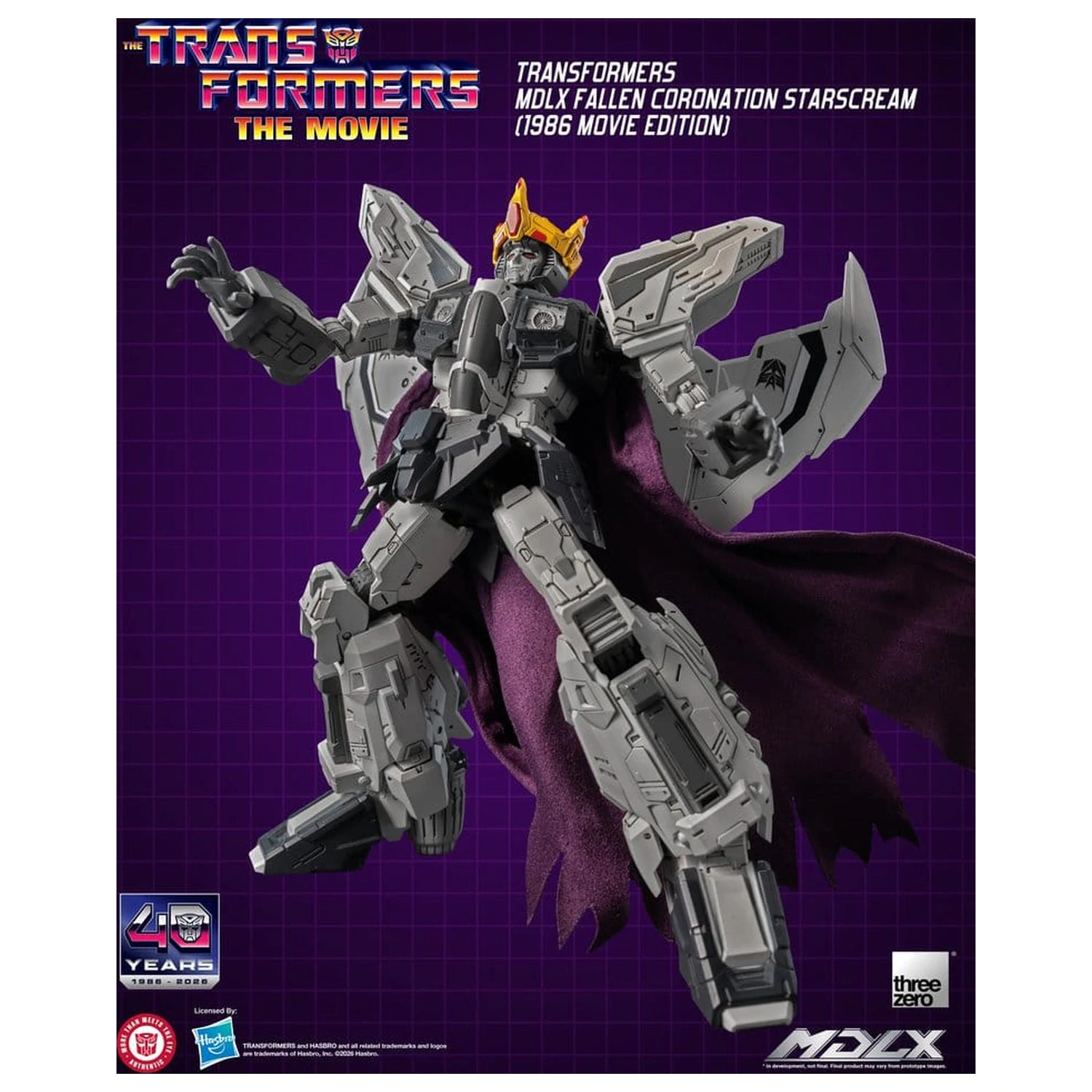 Transformers MDLX Figurka Fallen Coronation Starscream (1986 Movie Edition) 20 cm zdjęcie produktu