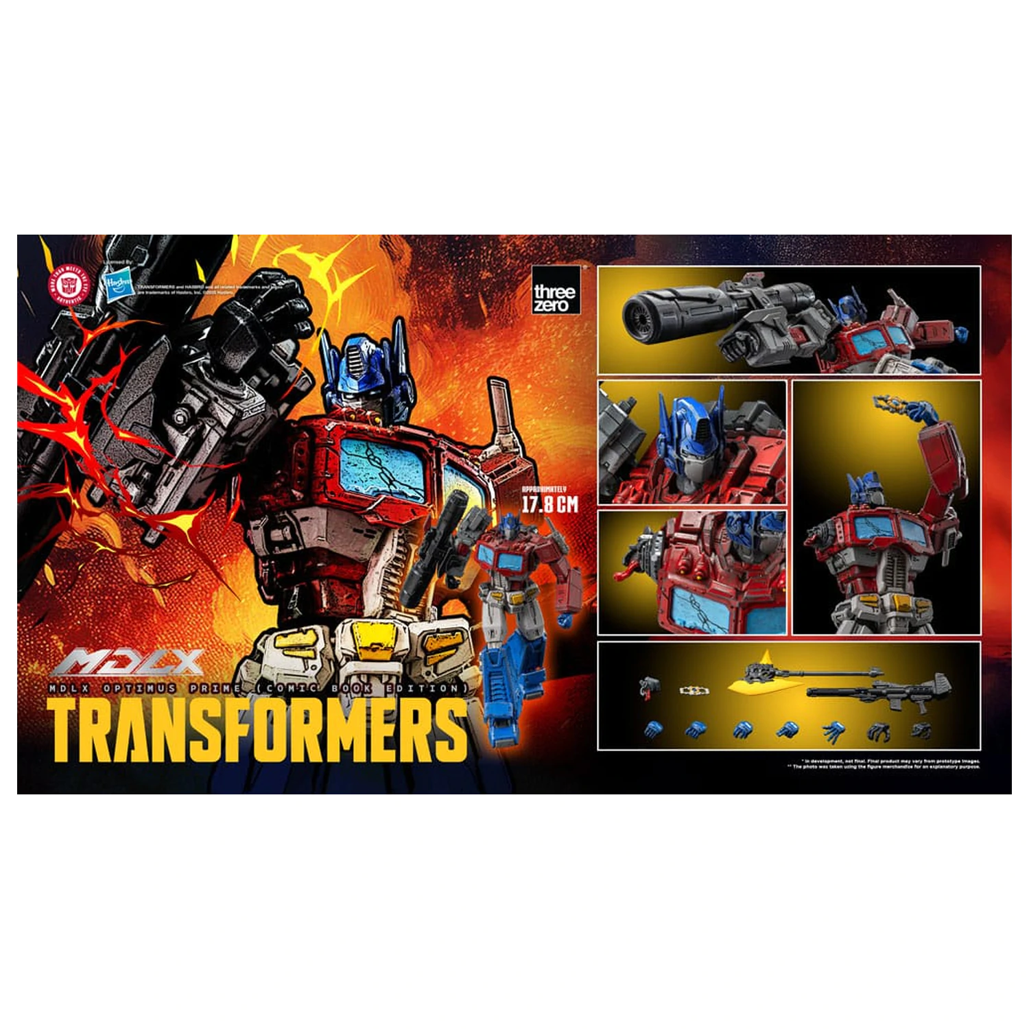 Transformers MDLX Figurka akcji Optimus Prime (wersja komiksowa) 18 cm zdjęcie produktu