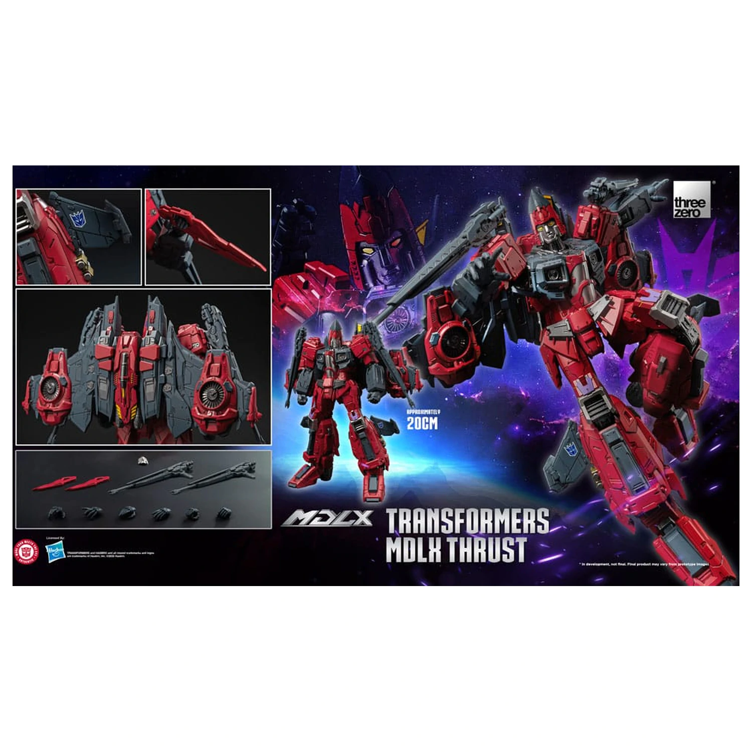 Transformers MDLX Figurka akcji Thrust 20 cm zdjęcie produktu