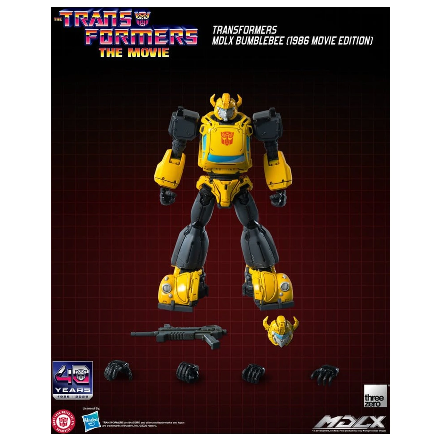 Transformers MDLX figurka akcji Bumblebee (1986 Movie Edition) 12 cm zdjęcie produktu