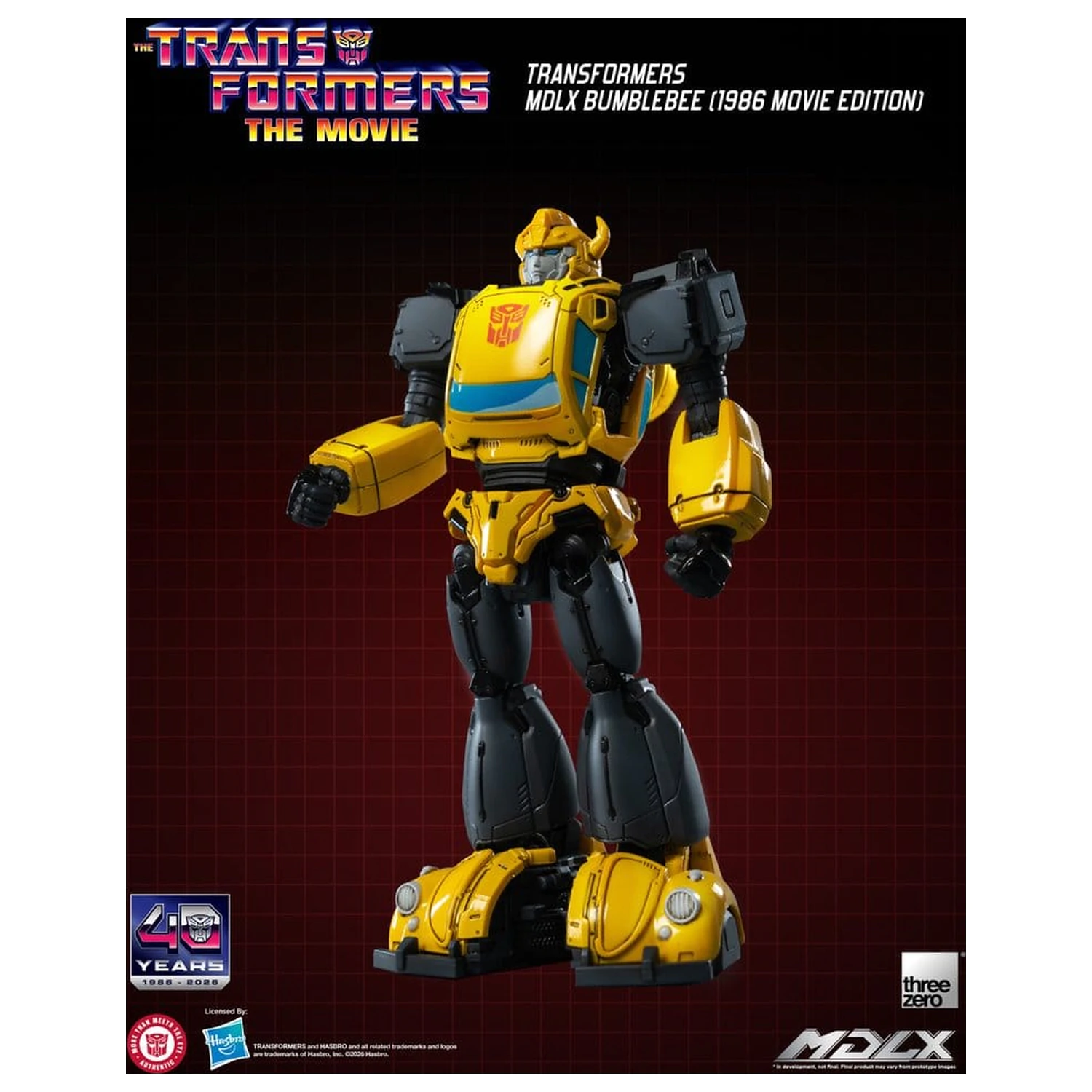 Transformers MDLX figurka akcji Bumblebee (1986 Movie Edition) 12 cm zdjęcie produktu