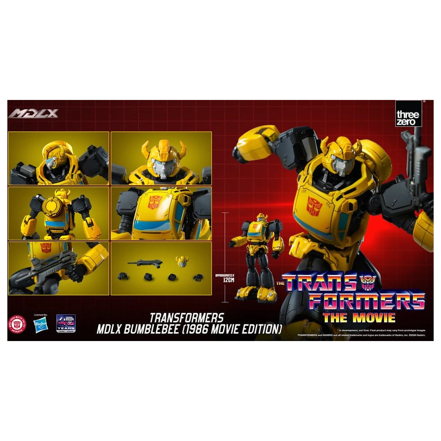 Transformers MDLX figurka akcji Bumblebee (1986 Movie Edition) 12 cm zdjęcie produktu