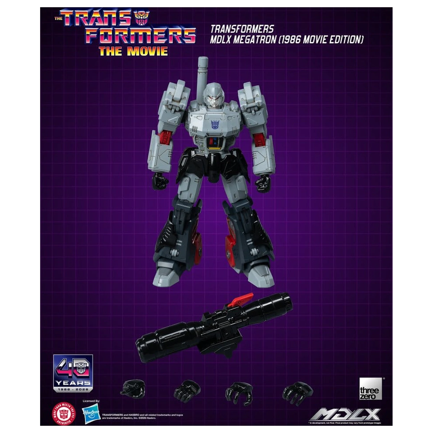 Transformers MDLX Figurka Akcji Megatron (1986 Movie Edition) 18 cm zdjęcie produktu