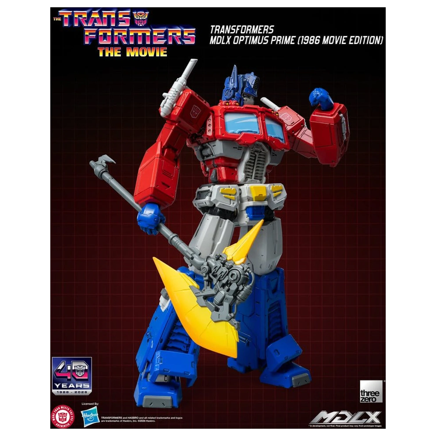 Transformers MDLX figurka akcji Optimus Prime (1986 Movie Edition) 18 cm zdjęcie produktu