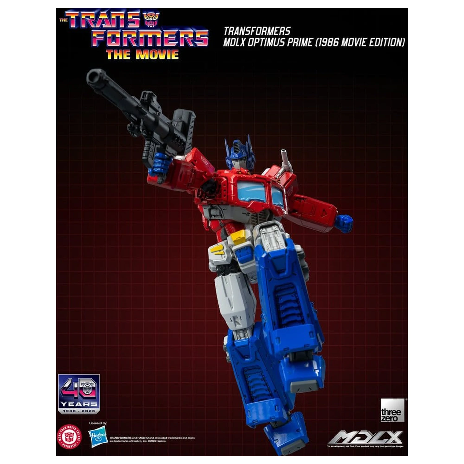 Transformers MDLX figurka akcji Optimus Prime (1986 Movie Edition) 18 cm zdjęcie produktu