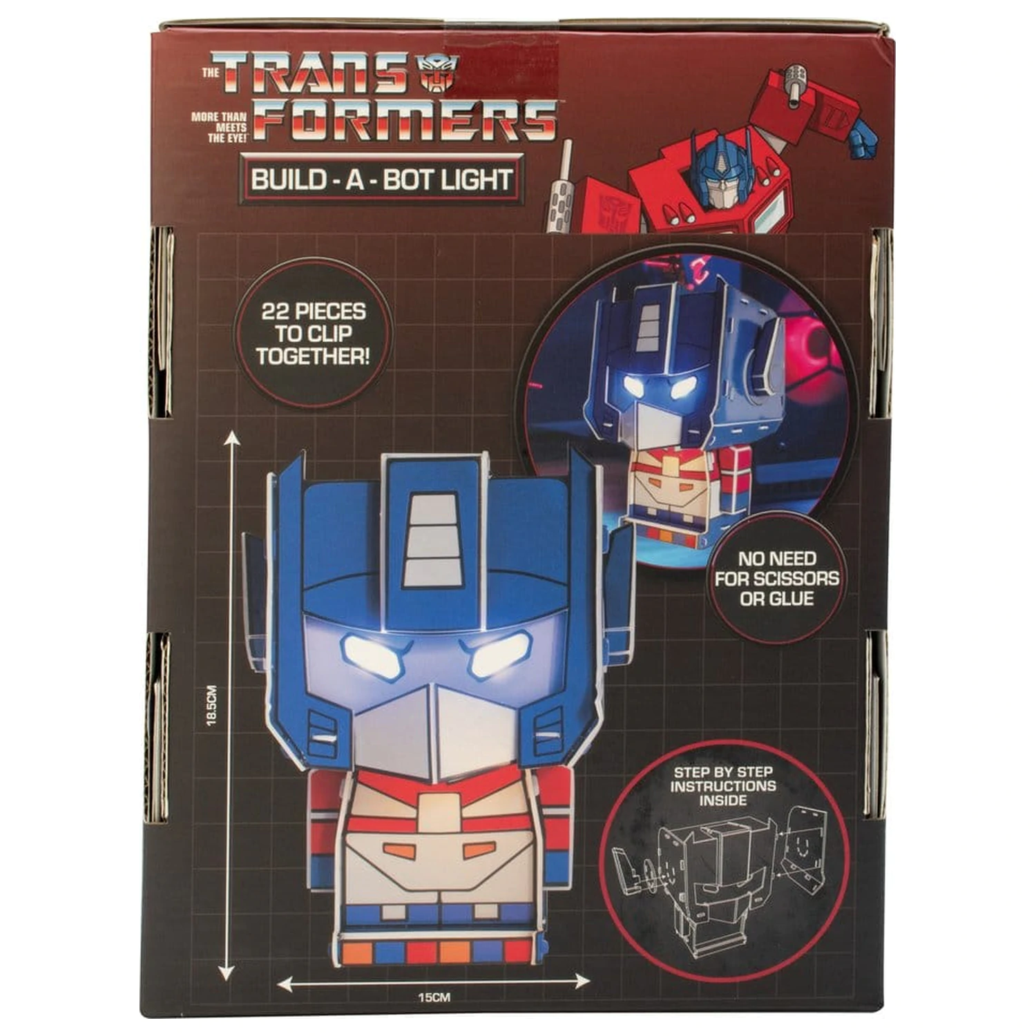 Transformers Lampa do złożenia Optimus Prime zdjęcie produktu