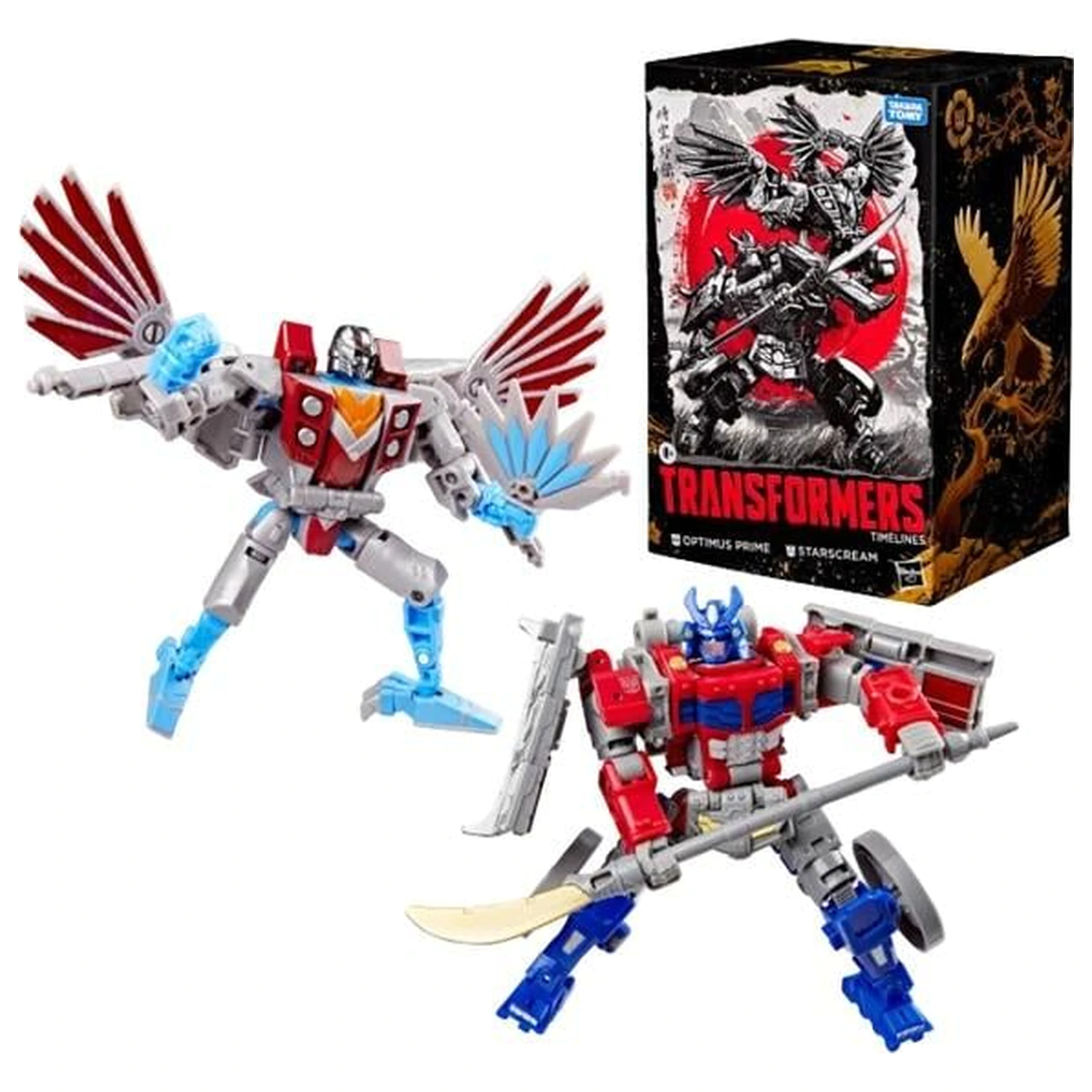 Transformers Zestaw figurek Optimus Prime & Starscream Timeline 12,5 cm zdjęcie produktu