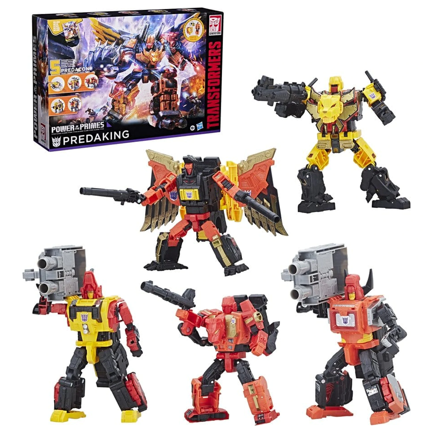 Transformers Power of the Primes Kombinująca Figurka Akcji Predaking 45 cm zdjęcie produktu