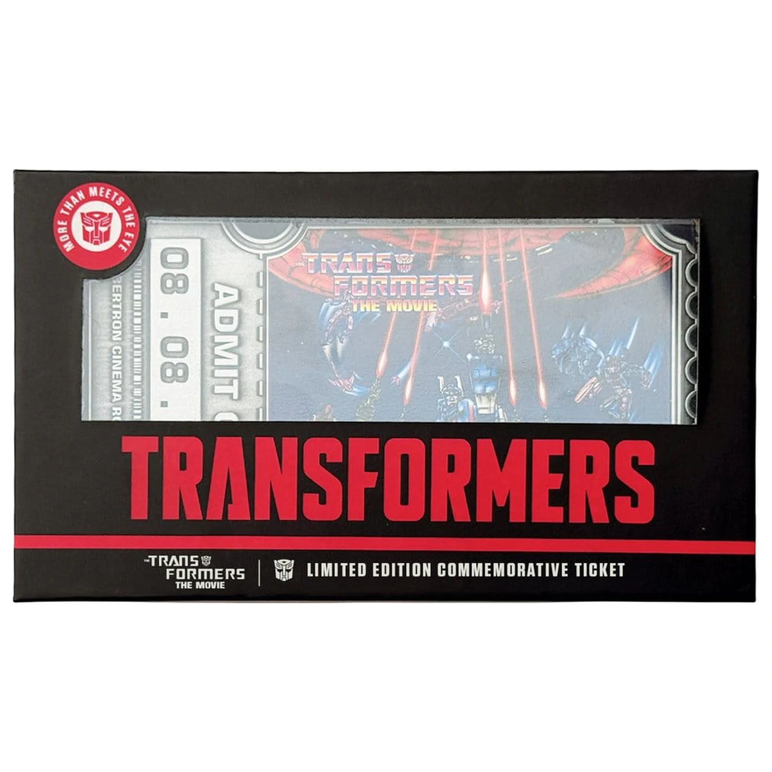 Transformers Replica The Movie 40th Anniversary Movie Ticket Limited Edition 9 x 16 cm zdjęcie produktu