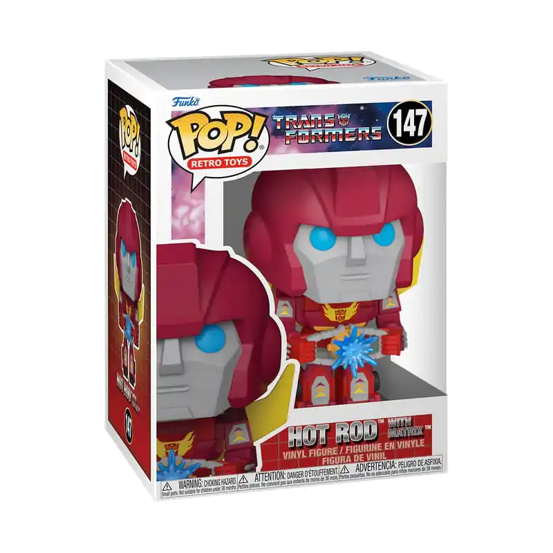 Transformers Retro Series Funko POP! Figurka winylowa TV Hot Rod z Matrixem 9 cm zdjęcie produktu