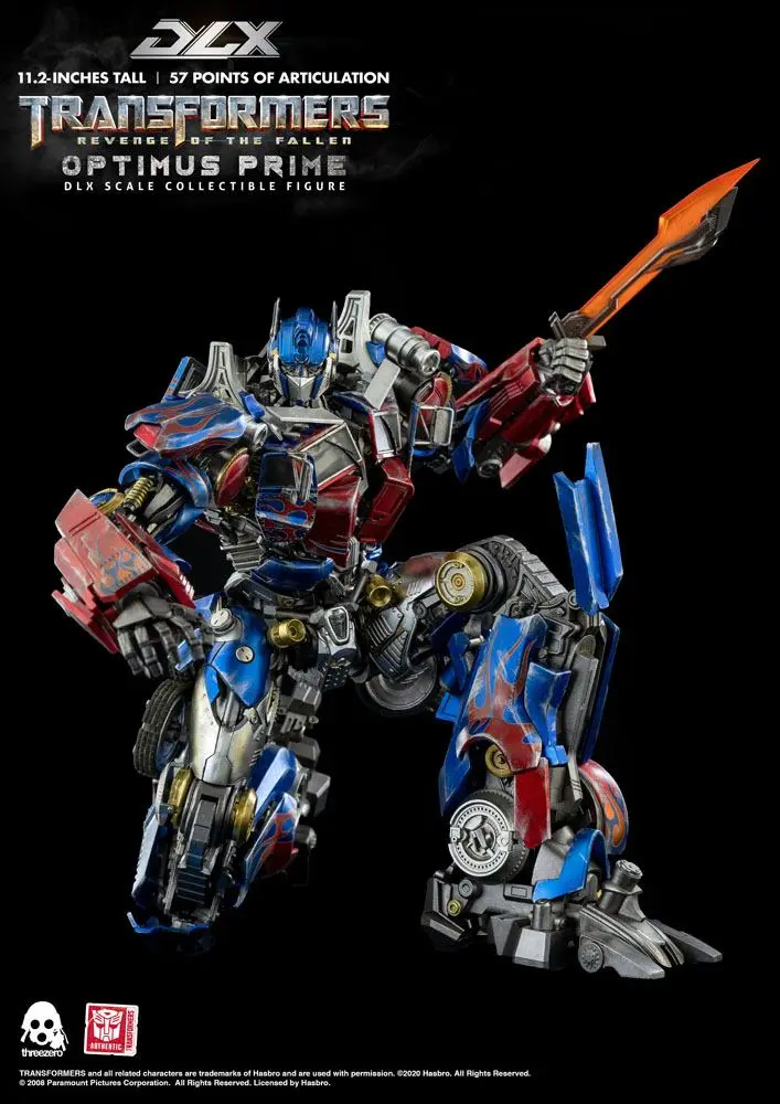 Transformers: Zemsta Upadłych DLX Figurka akcji 1/6 Optimus Prime 28 cm zdjęcie produktu